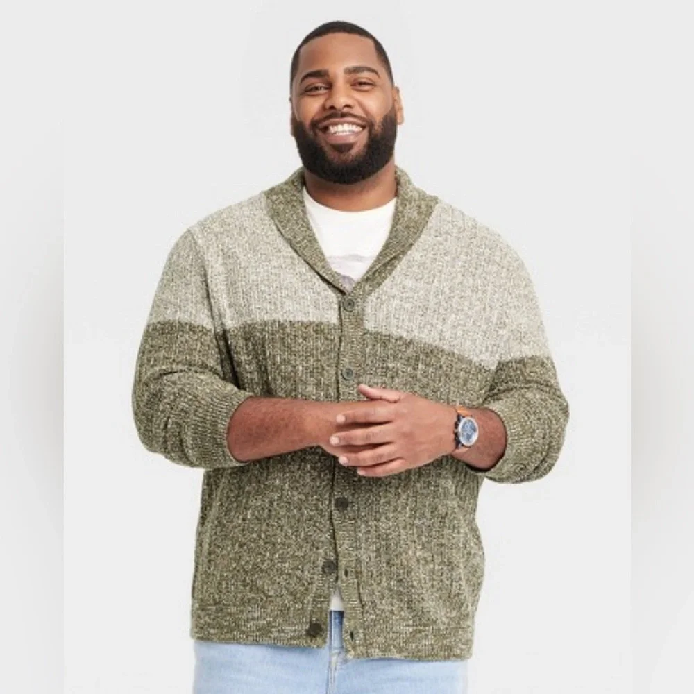 LAST ONE ‼️ Men's Shawl Collared Sweater Cardigan - Goodfellow & Co